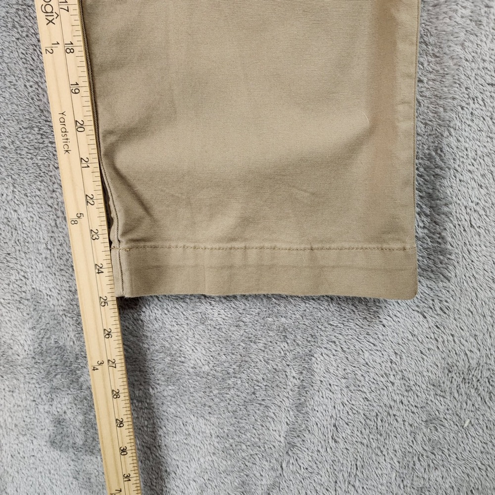 Patagonia Wide Leg Cord Pants Women Size 8 Khaki Utility Organic Cotton - Picture 5 of 13